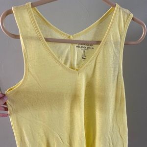 NWOT LINEN BLEND GAP TANK TOP SZ SMALL